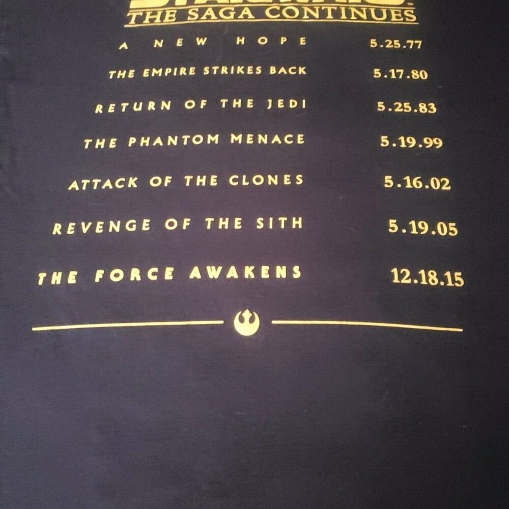 Star Wars The Force Awakens T-Shirt Black 100% Cotton Size M - Picture 4 of 7